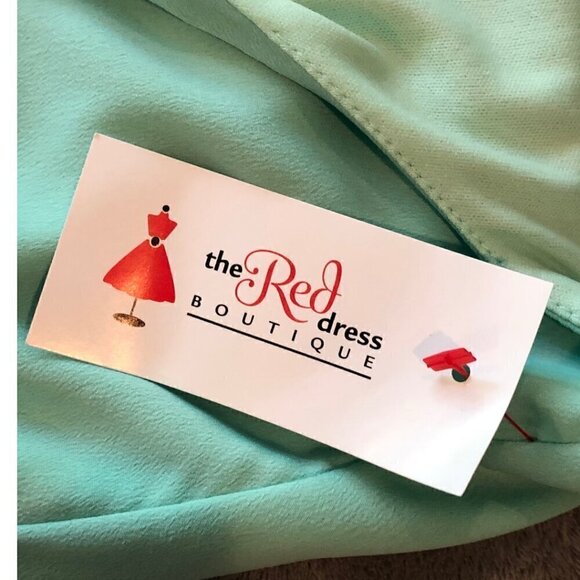 Honey Punch Mint T-Back Summer Dress - Picture 8 of 8